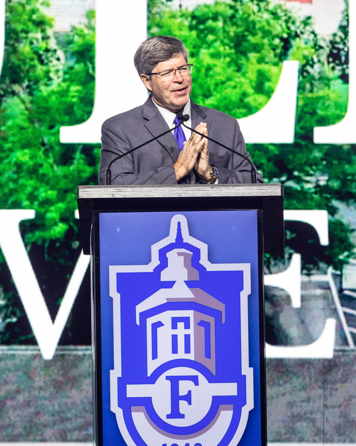 President Mitch Henry speaks during the 2022 Benefit Dinner.