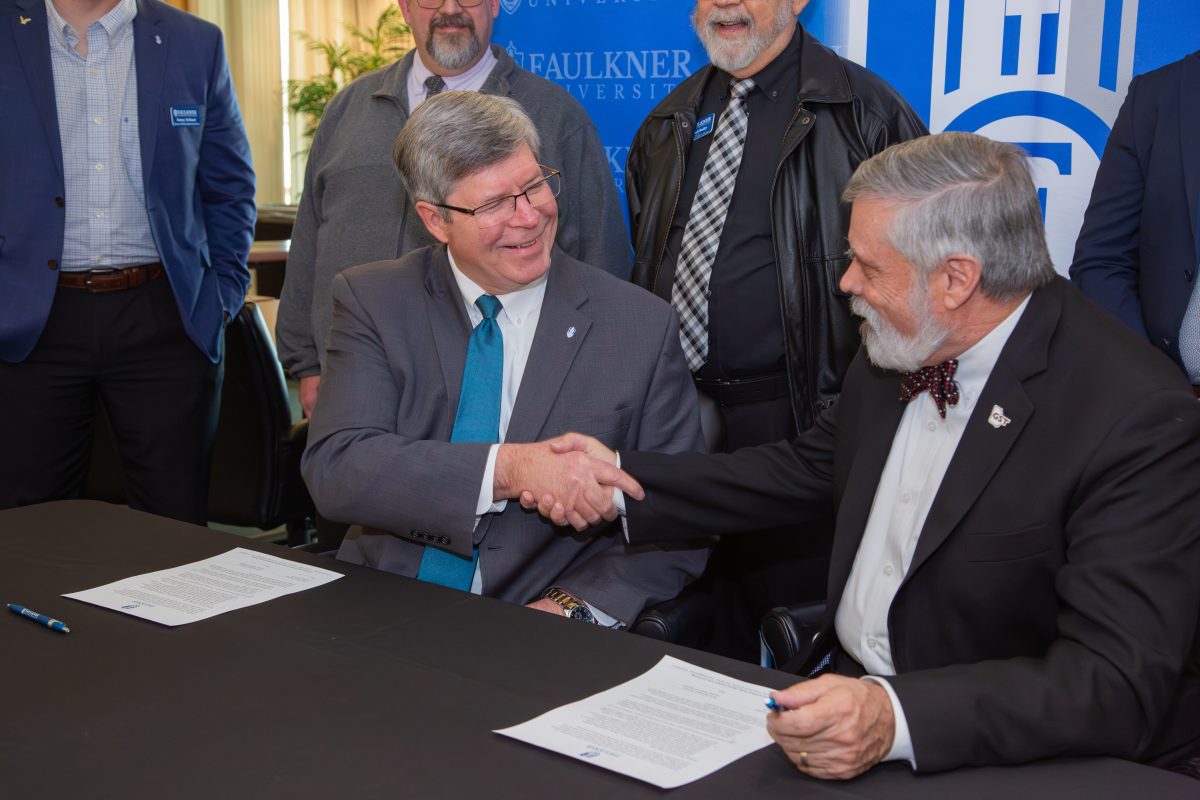 Faulkner University Signs Articulation Agreement with Georgia School of Theology.