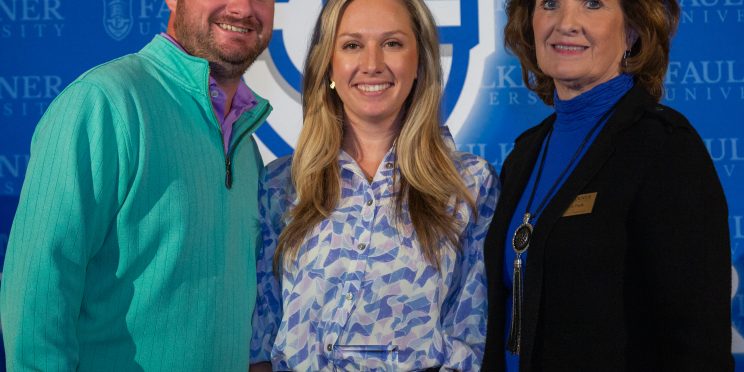 l-r, Brian Paulk, Kristine Paulk and Dr. Sharon Paulk.