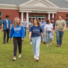 Students walking 