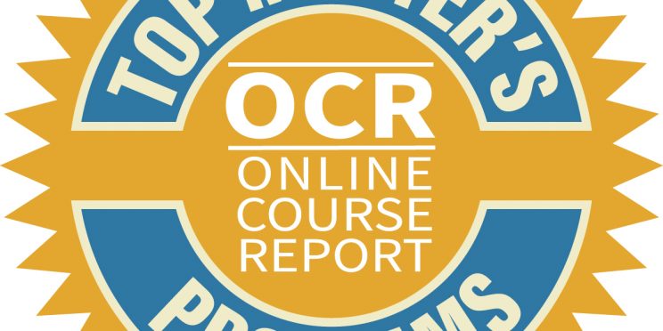 Online Course Report's Top Master's Programs badge